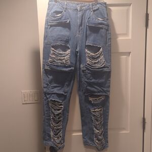 Two Pairs Of Cargo  Jeans, Size L